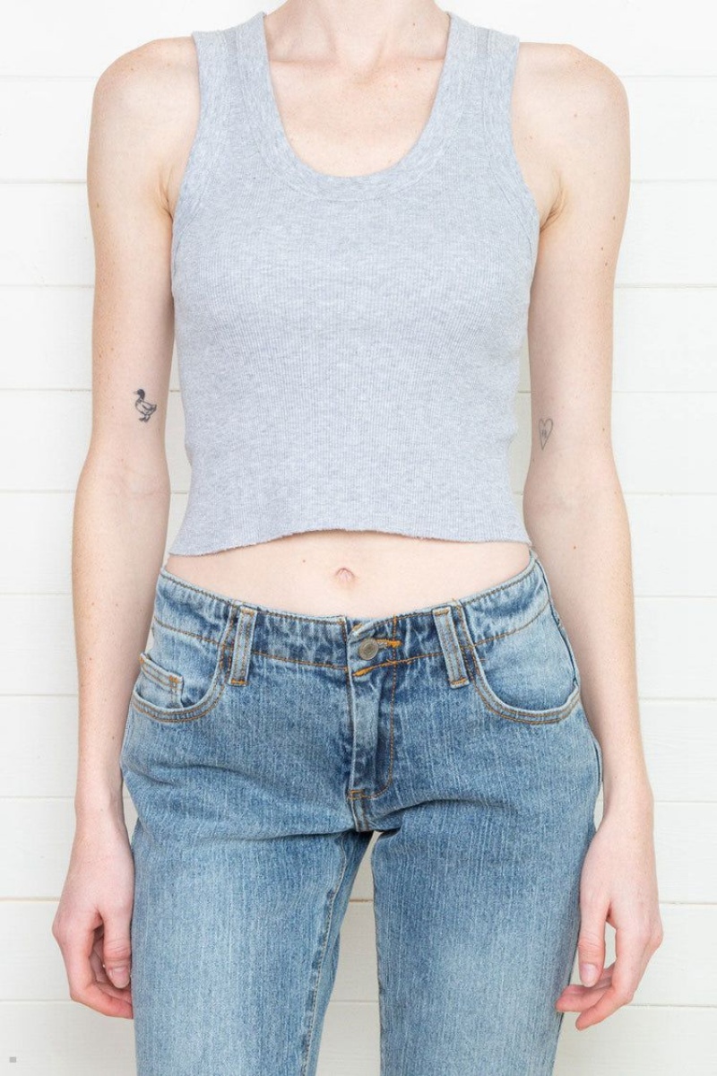 Debardeur Brandy Melville Connor Grise | LPD-94659888